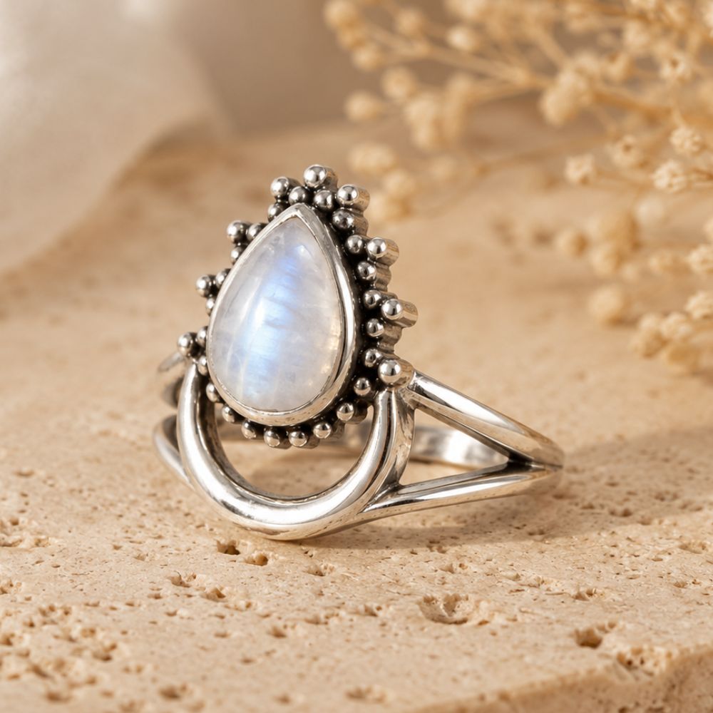 Bague Pierre de Lune Argent