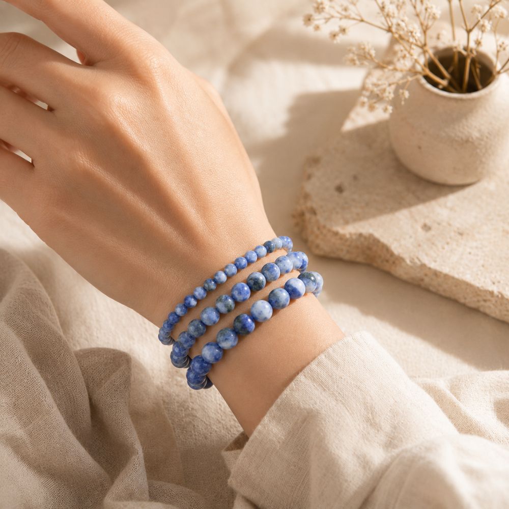 Bracelet Sodalite en Pierres Naturelles