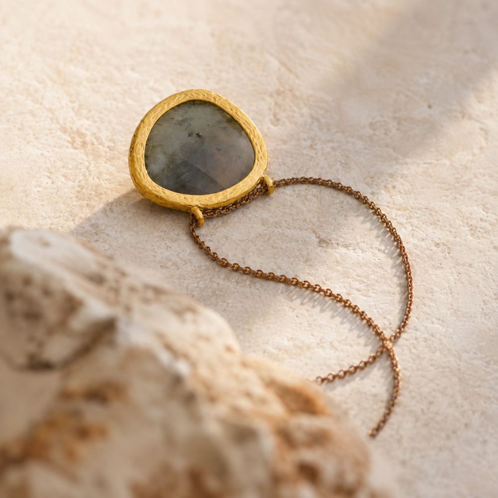 Pendentif Agate en Pierre Naturelle