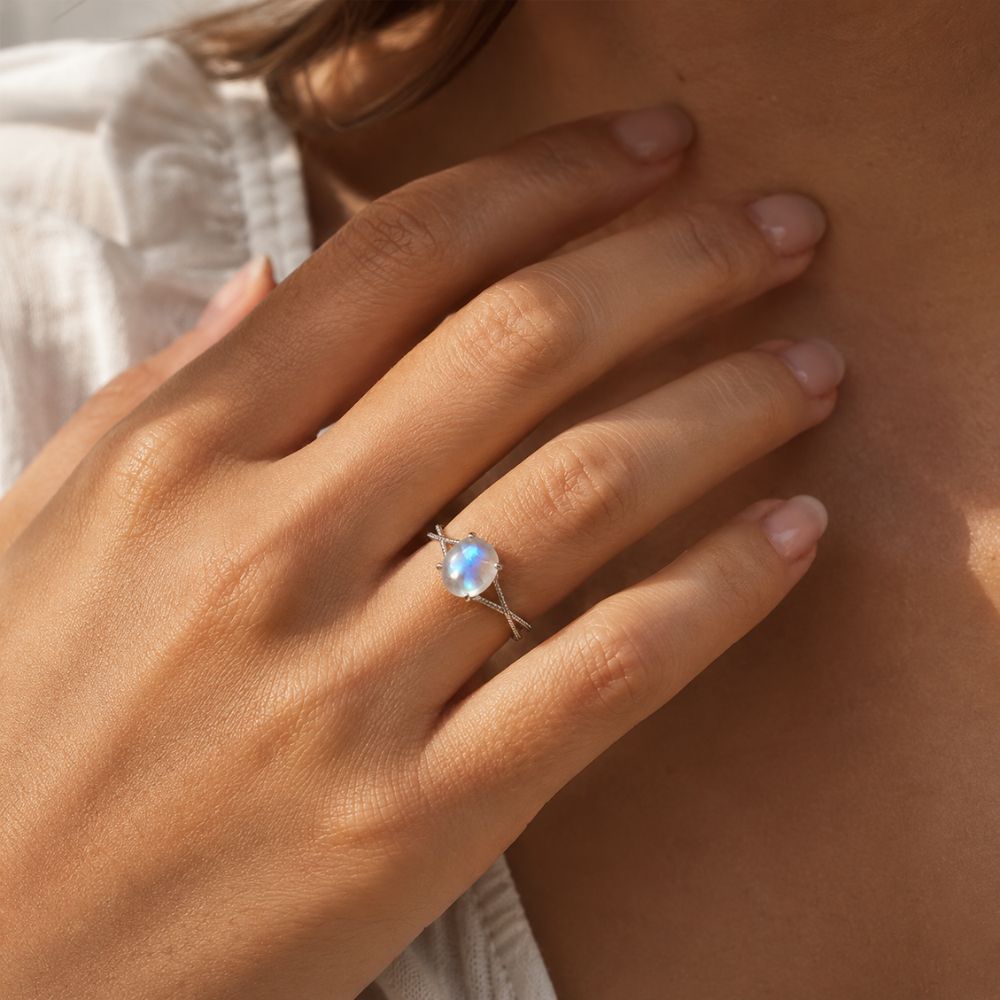 Bague Fine Pierre de Lune