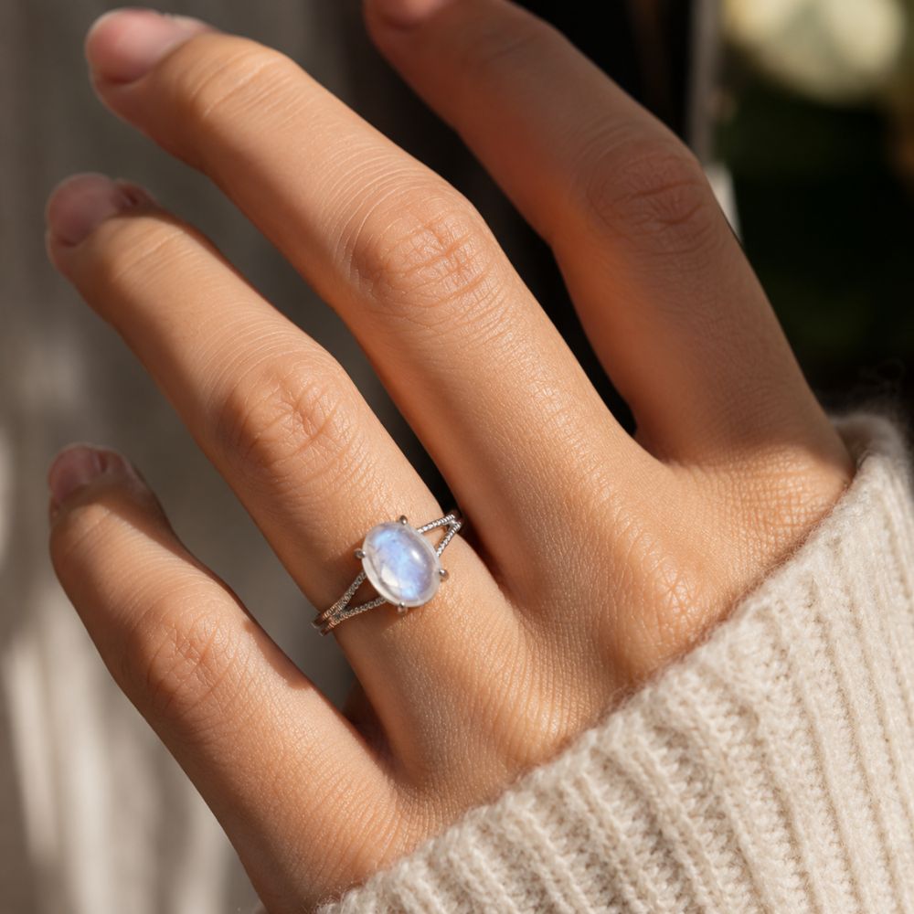 Bague Fine Pierre de Lune