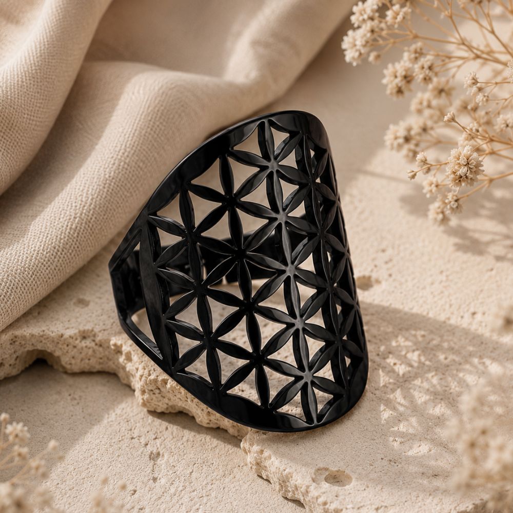 Bague Fleur de Vie Ajustable