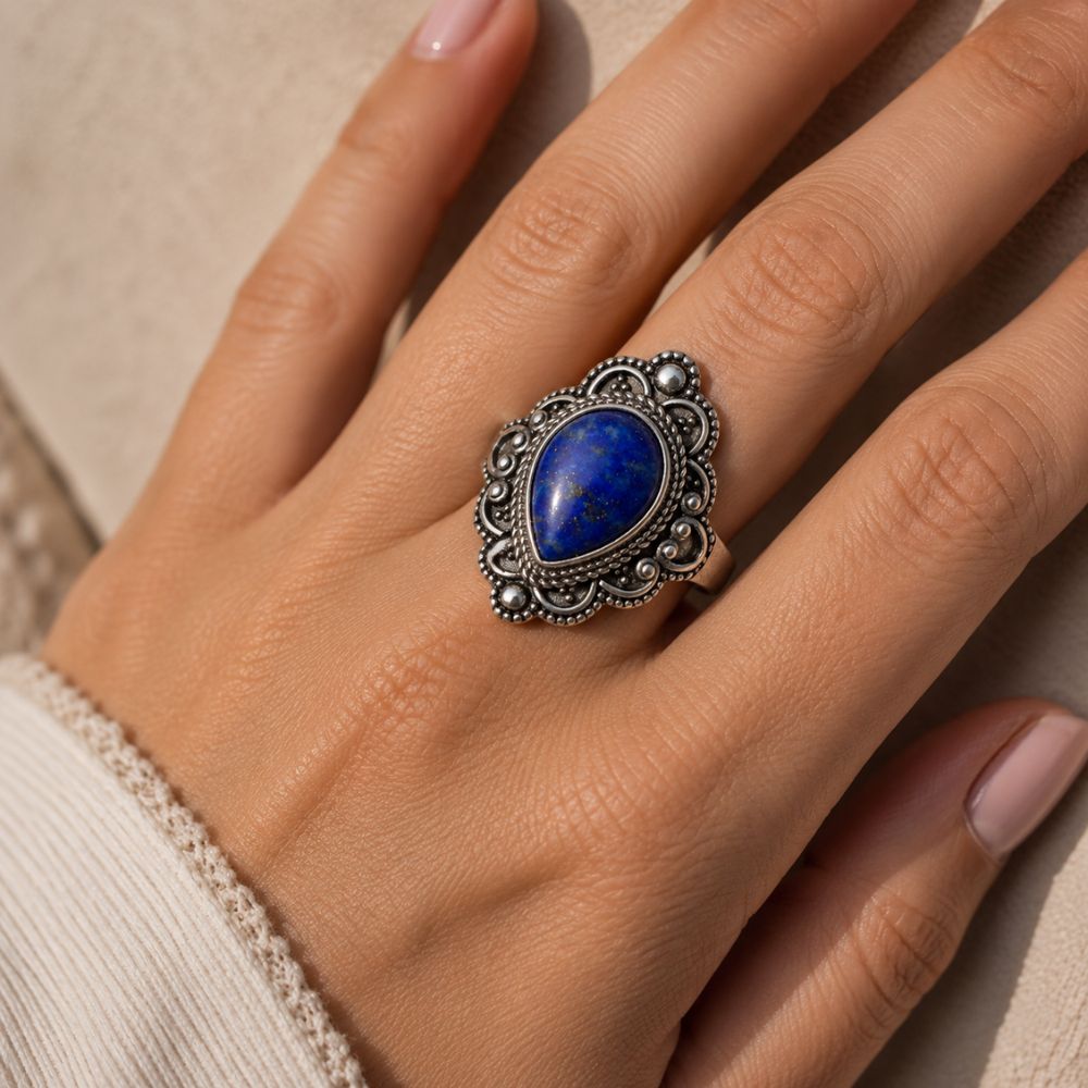 Bague Lapis Lazuli Argent 925