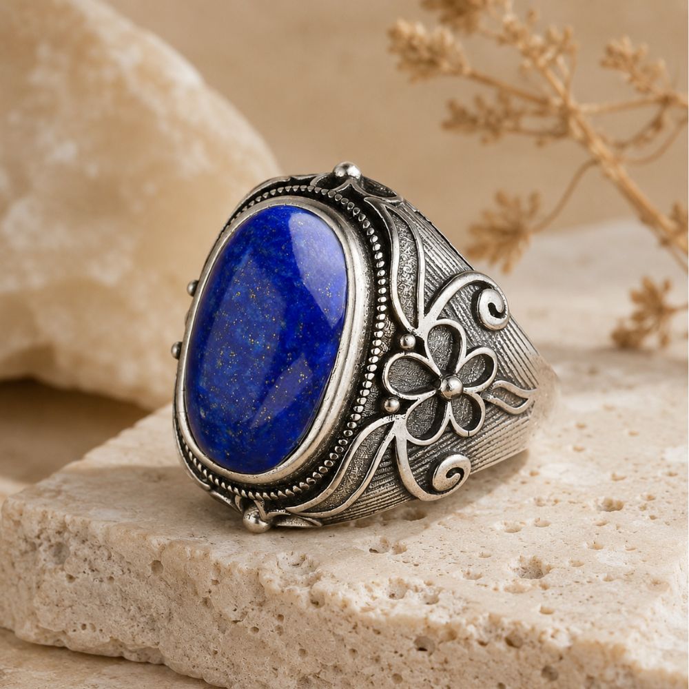 Bague Lapis Lazuli Vintage