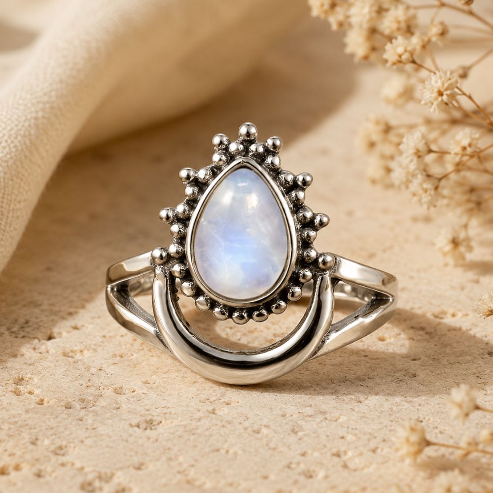 Bague Pierre de Lune Argent