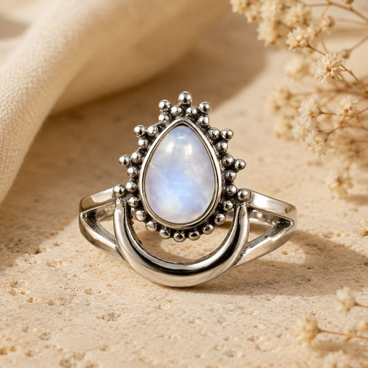Bague Pierre de Lune Argent