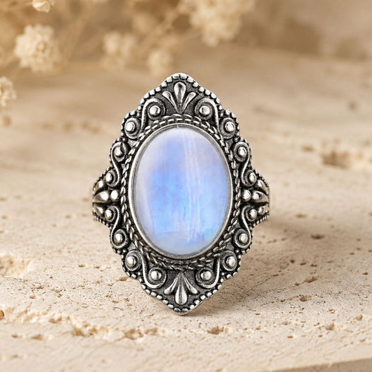 Bague Pierre de Lune Vintage