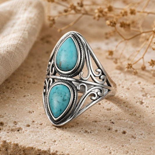 Bague Turquoise Argent 925