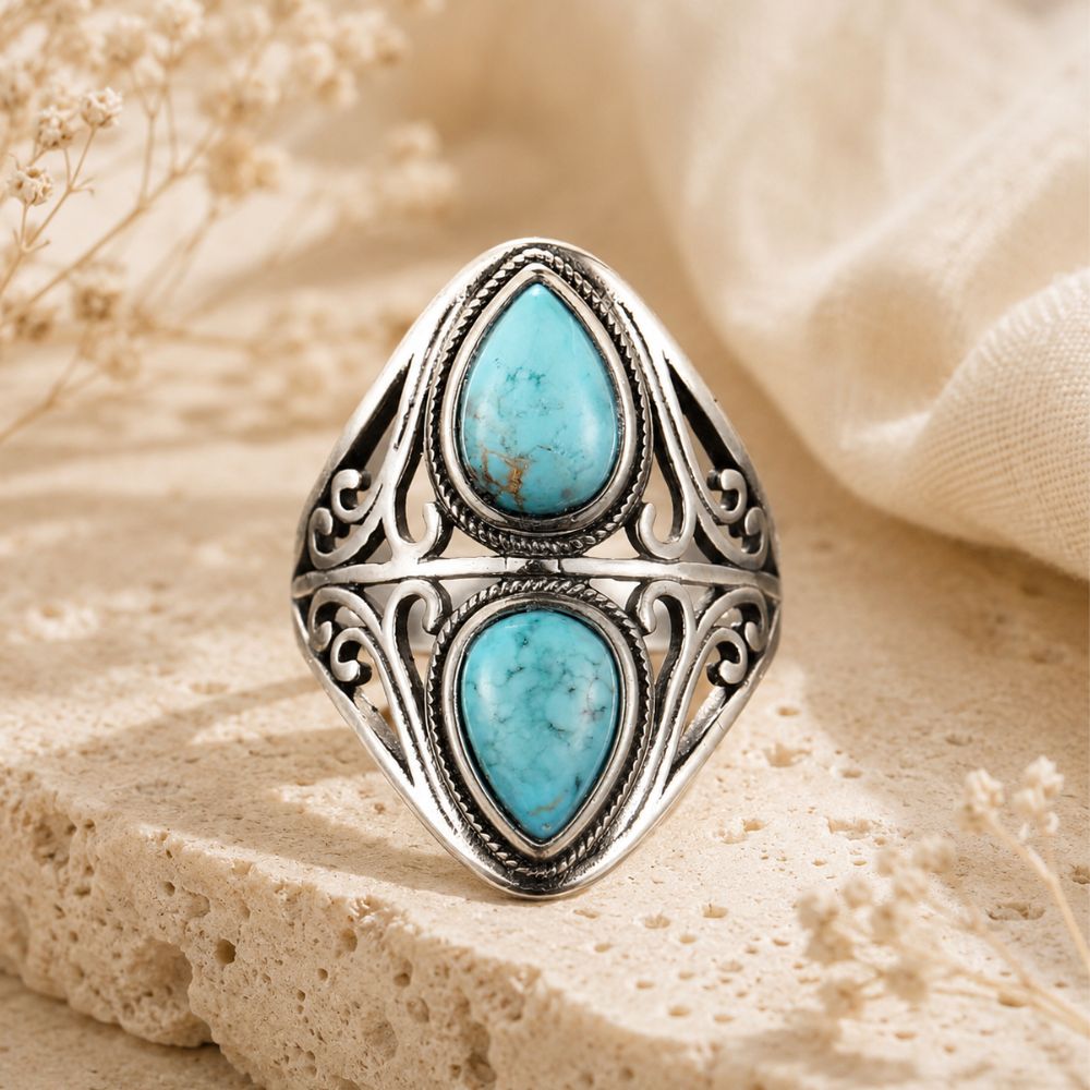 Bague Turquoise Argent 925