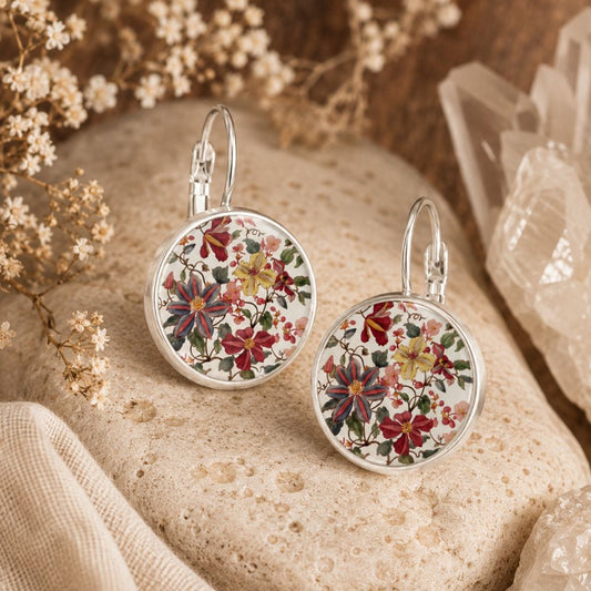 Boucle d’Oreille Bohème Fleurie
