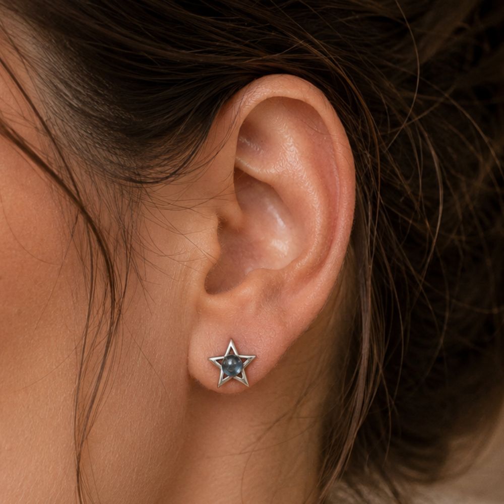 Boucles d’Oreilles Labradorite