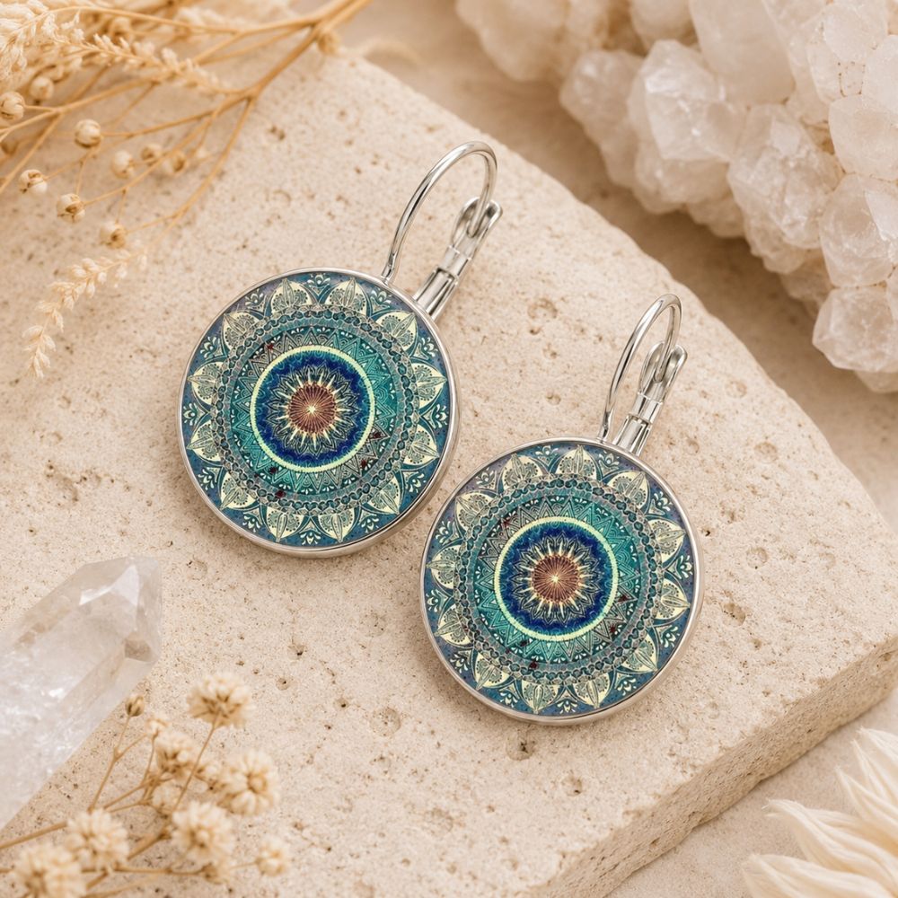 Boucles d’Oreilles Mandala
