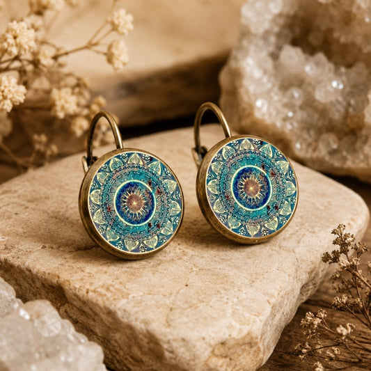 Boucles d’Oreilles Mandala