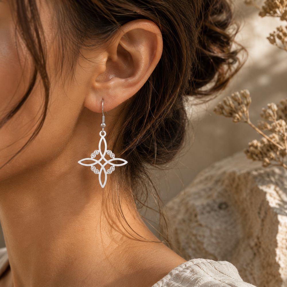 Boucles d’Oreilles Nœud de Sorcière