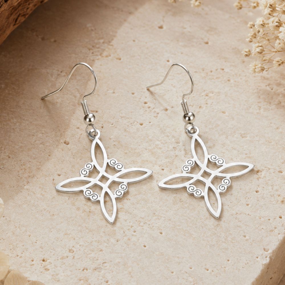 Boucles d’Oreilles Nœud de Sorcière