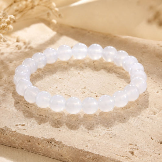 Bracelet Agate Blanche