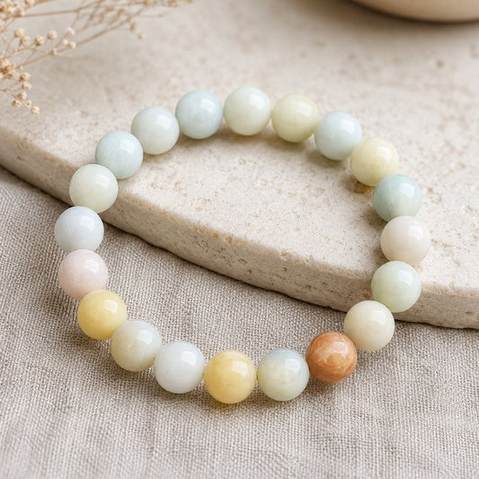 Bracelet Amazonite en Pierres Naturelles
