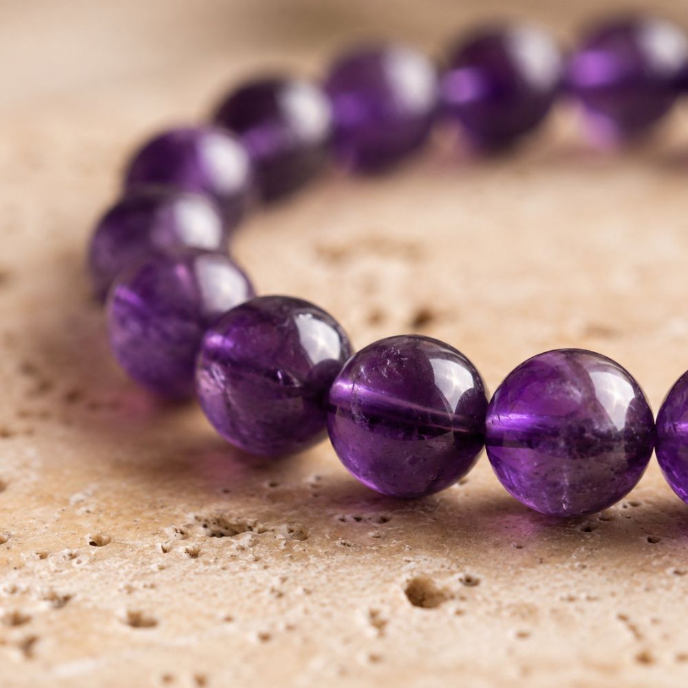 Bracelet Améthyste Véritable