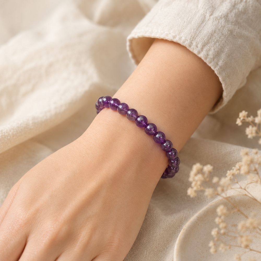 Bracelet Améthyste Véritable