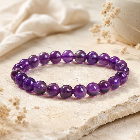 Bracelet Améthyste Véritable