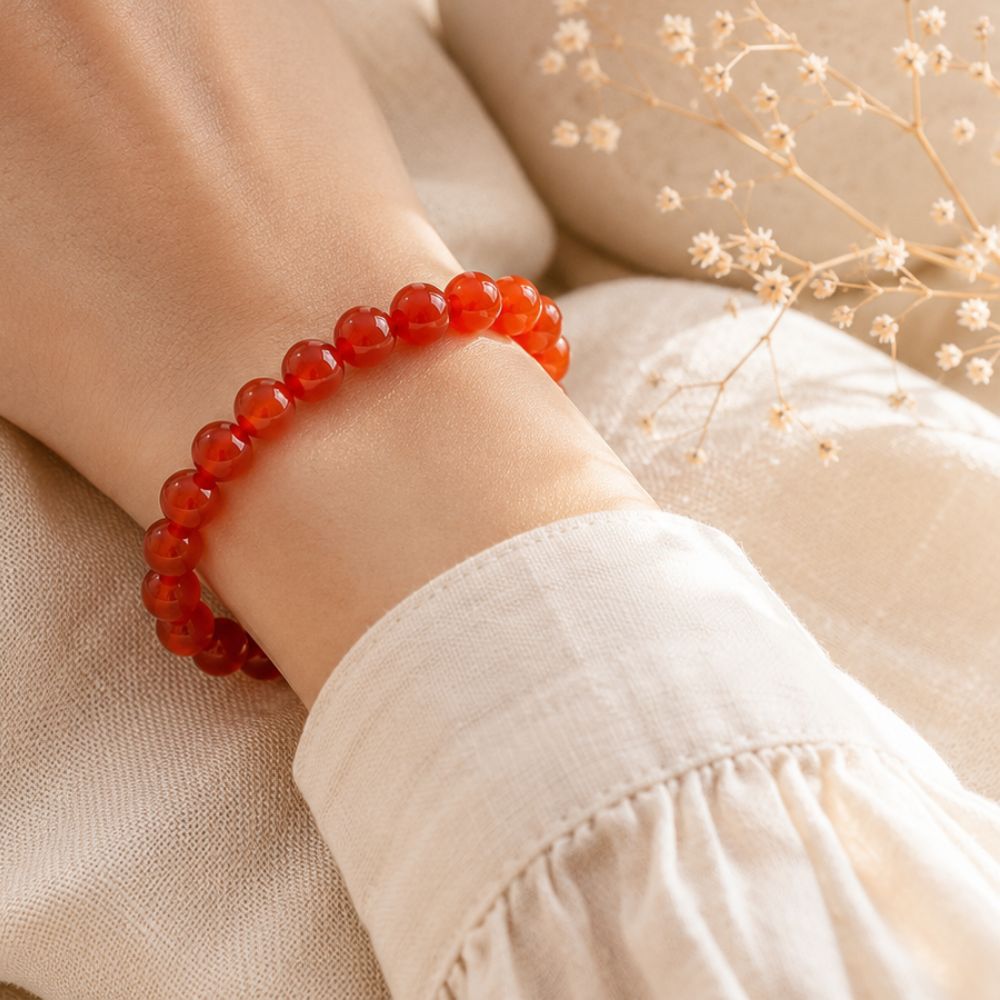 Bracelet Cornaline en Pierres Naturelles