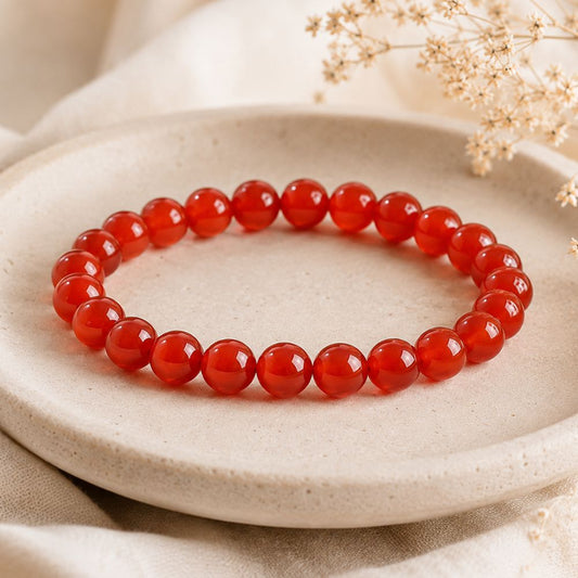 Bracelet Cornaline en Pierres Naturelles