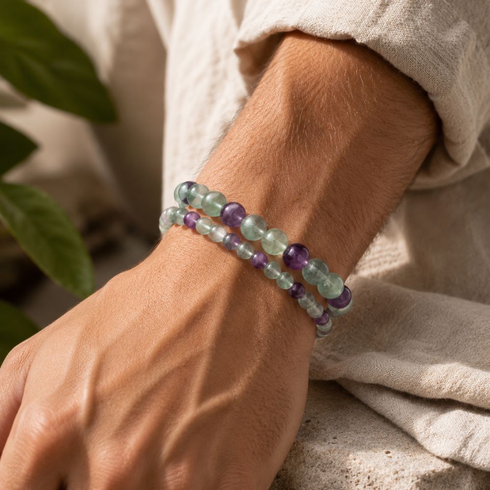 Bracelet en Fluorite Naturelle