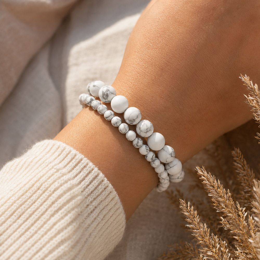 Bracelet en Howlite