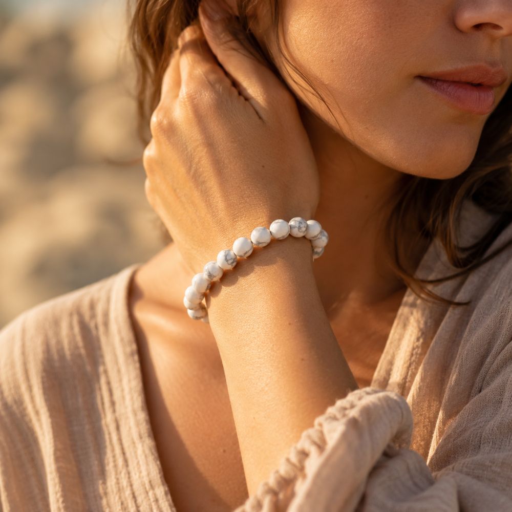 Bracelet en Howlite