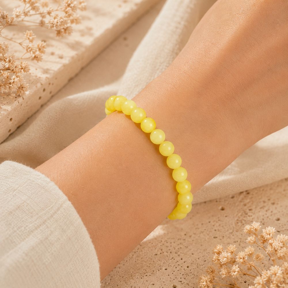 Bracelet Jade Jaune