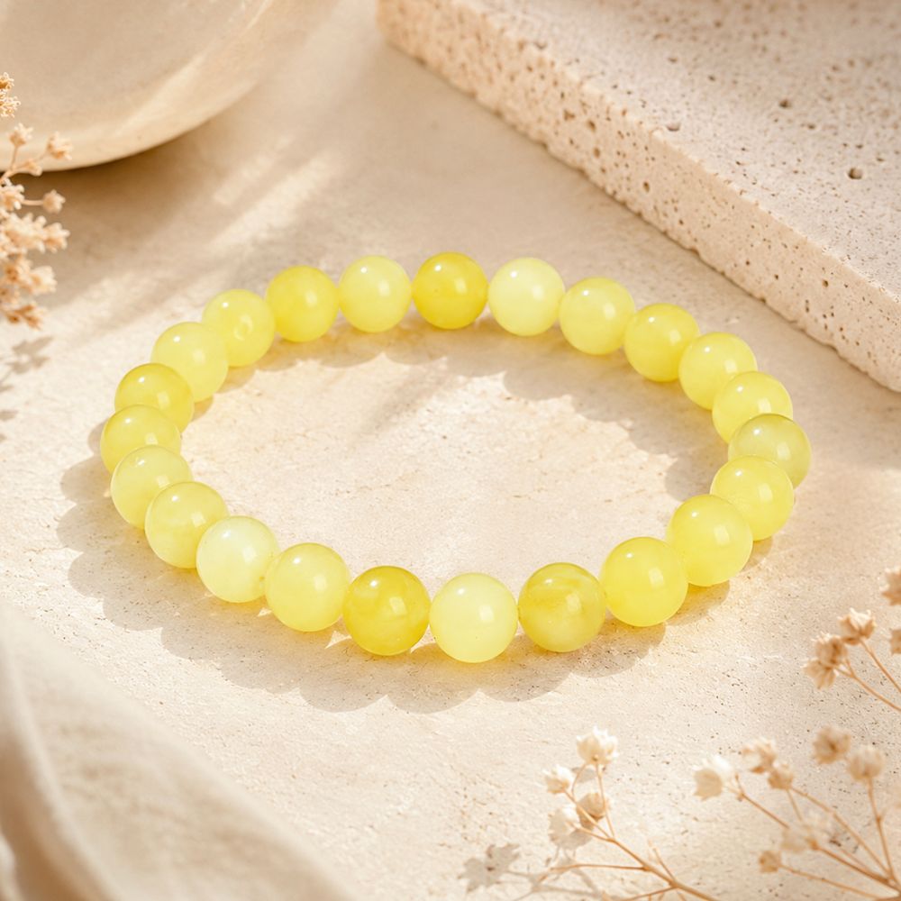 Bracelet Jade Jaune