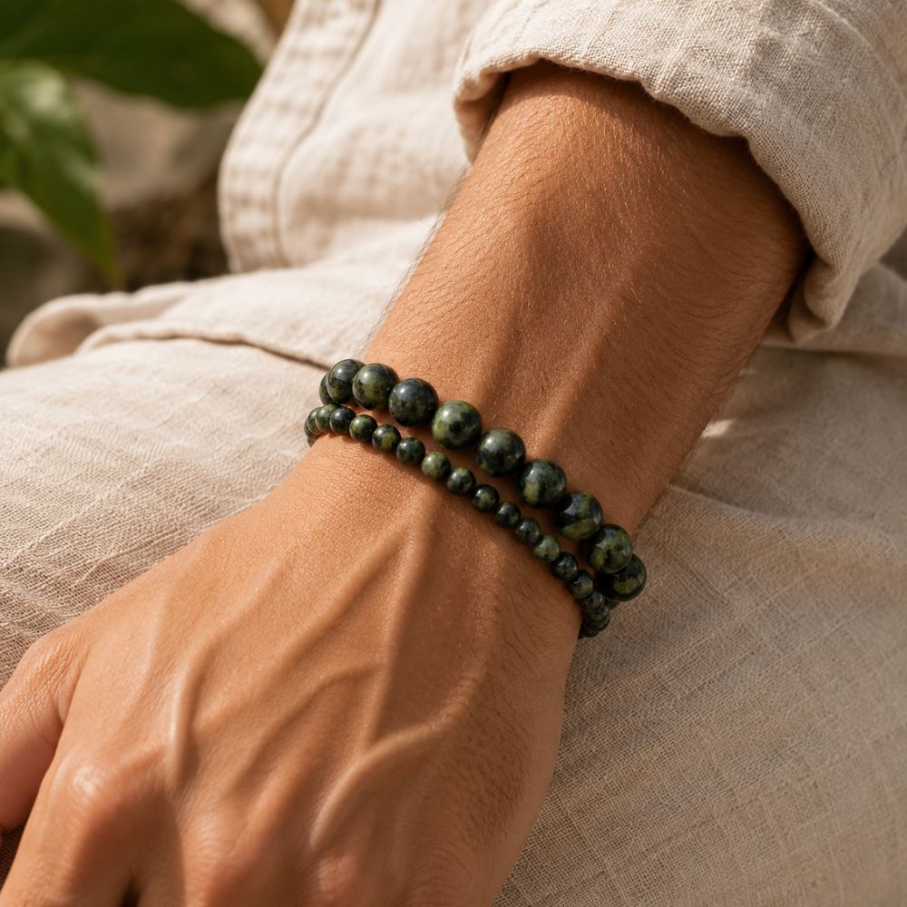 Bracelet Jaspe Kambaba en Pierres Naturelles