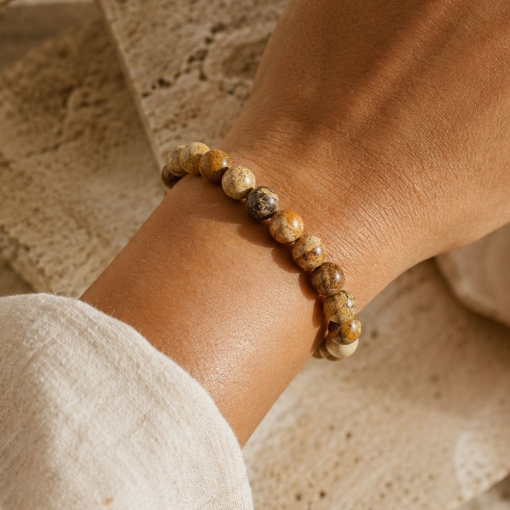 Bracelet Jaspe Paysage Naturel