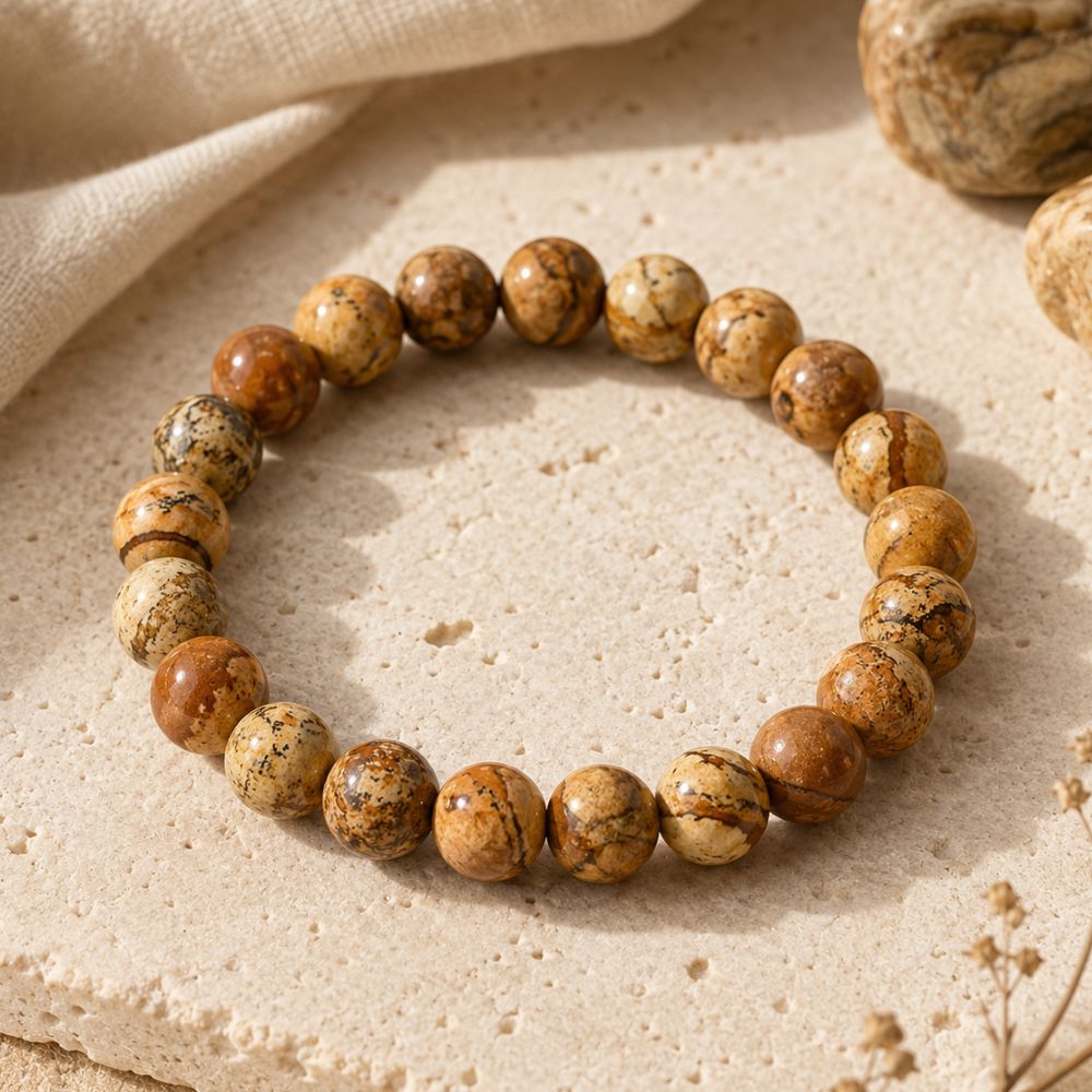 Bracelet Jaspe Paysage Naturel