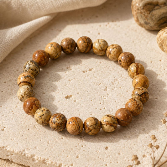 Bracelet Jaspe Paysage Naturel