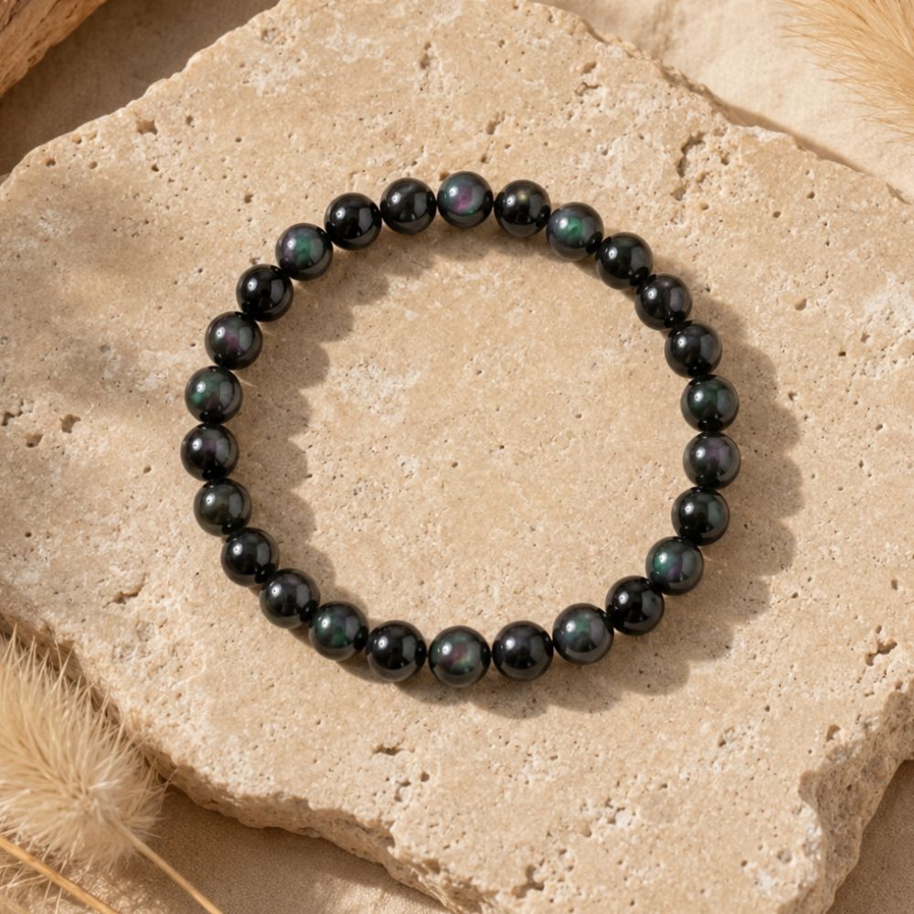 Bracelet Obsidienne Œil Céleste