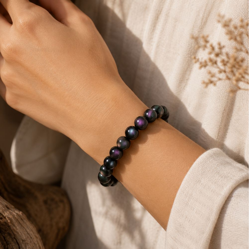 Bracelet Obsidienne Œil Céleste