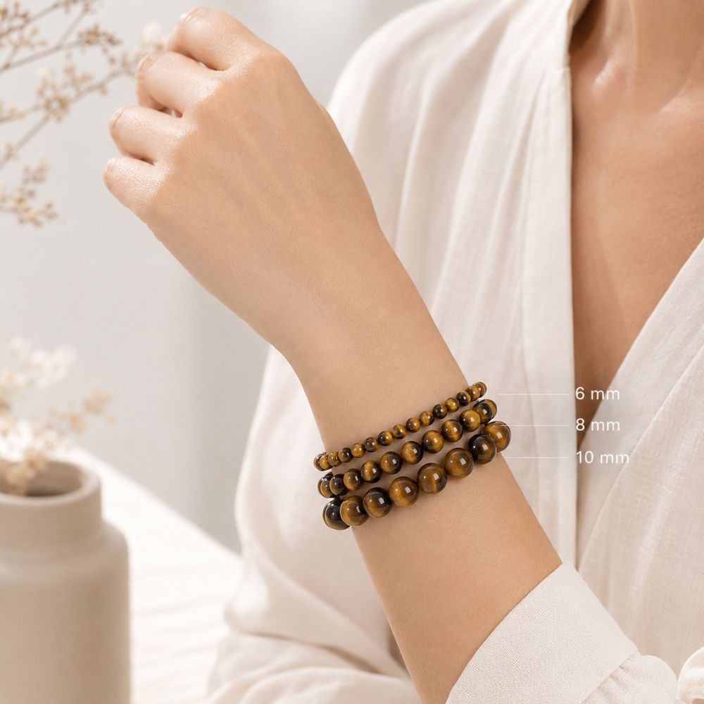 Bracelet Œil de Tigre Véritable