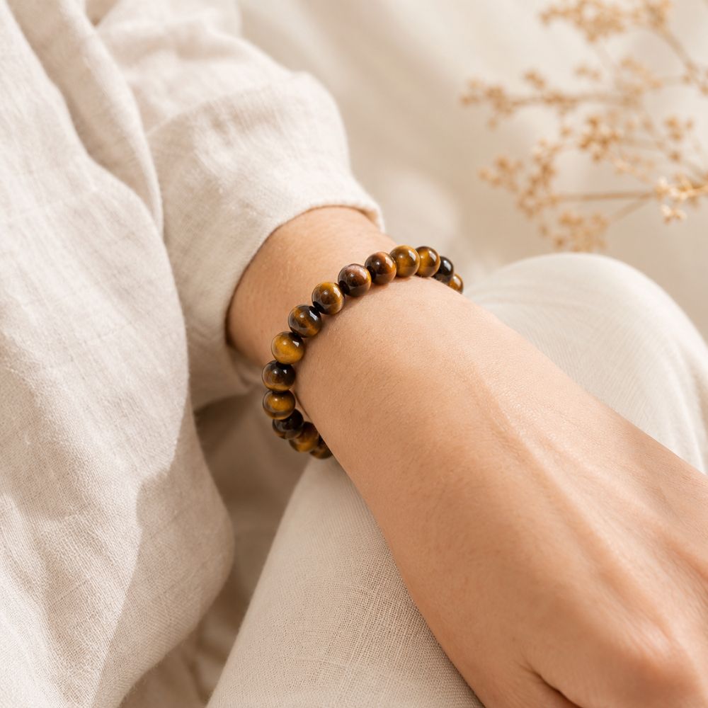 Bracelet Œil de Tigre Véritable