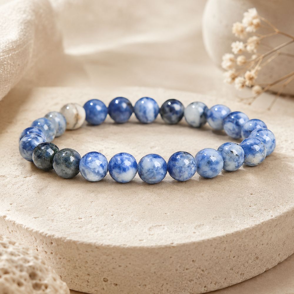 Bracelet Sodalite en Pierres Naturelles