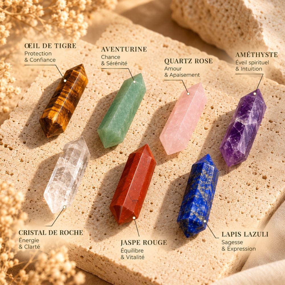 Coffret pierres naturelles – 14 pièces à découvrir