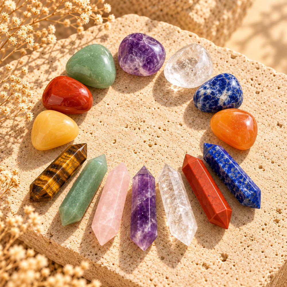 Coffret pierres naturelles – 14 pièces à découvrir