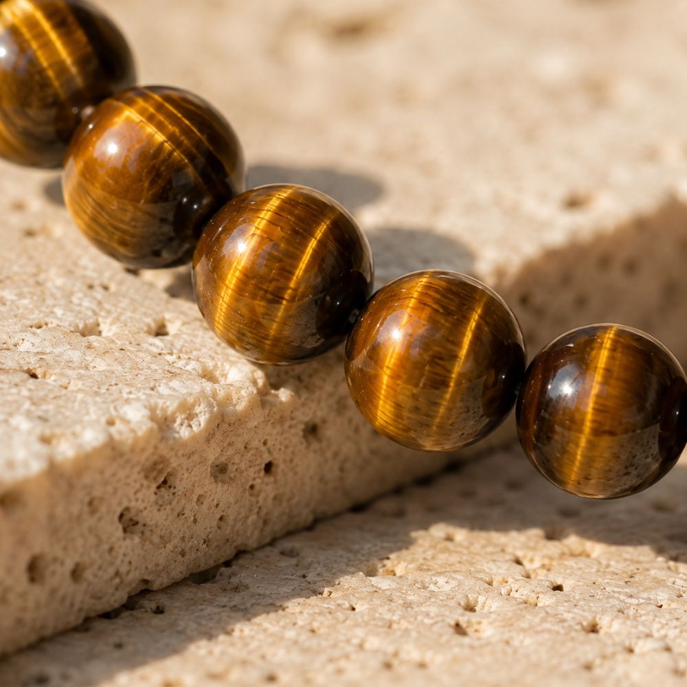 Collier Œil de Tigre en Pierres Naturelles