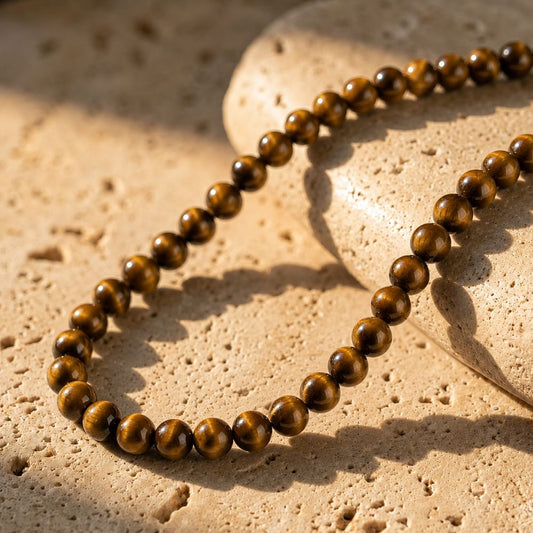 Collier Œil de Tigre en Pierres Naturelles