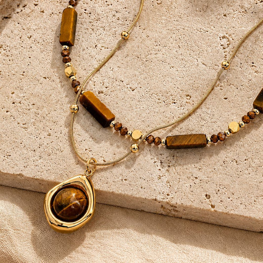 Collier Œil de Tigre Femme