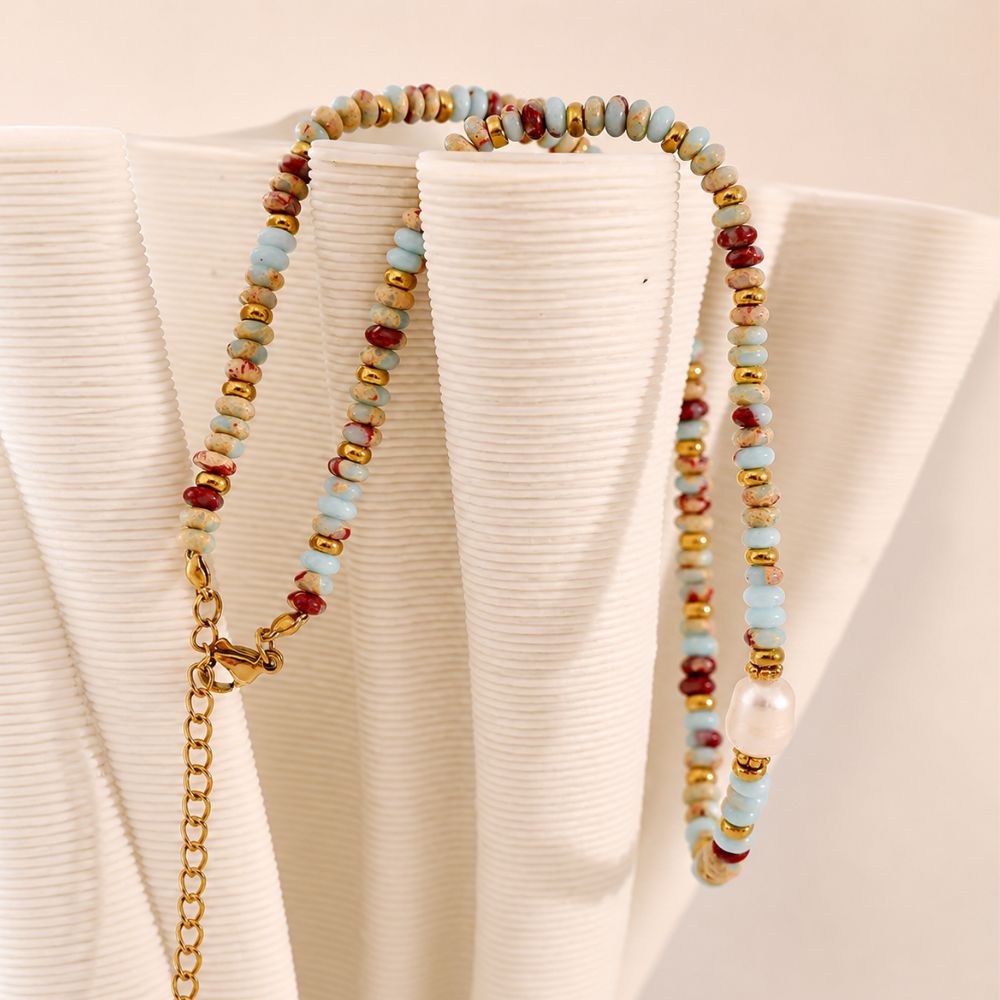 Collier Ras de Cou Pierre Naturelle