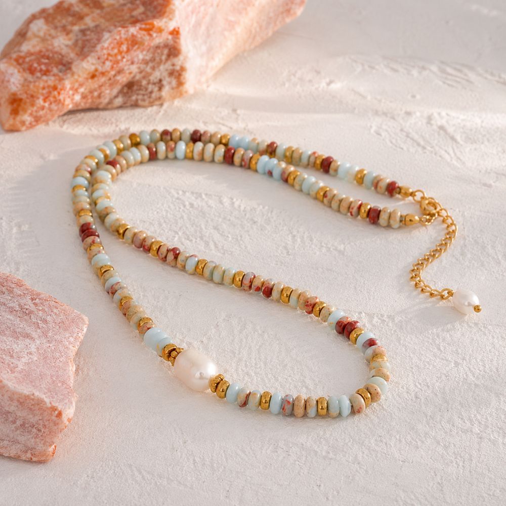 Collier Ras de Cou Pierre Naturelle