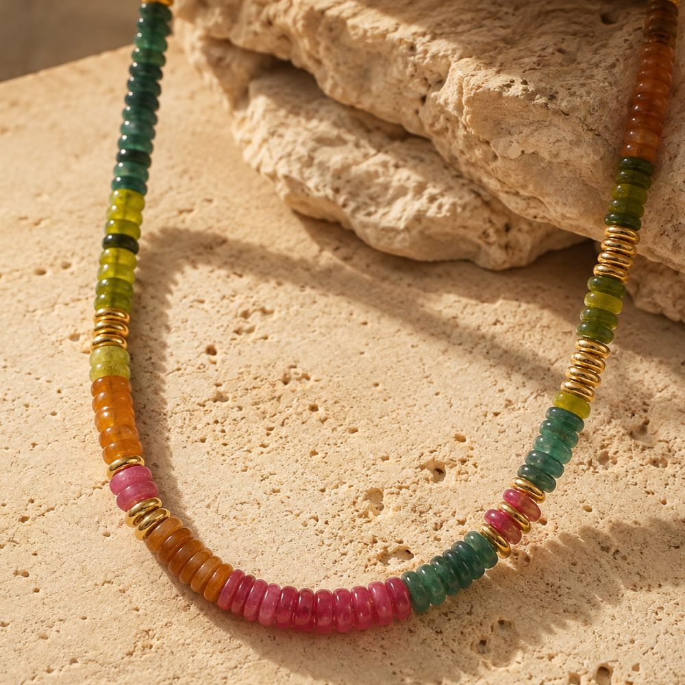 Collier Tourmaline en Pierre Naturelle