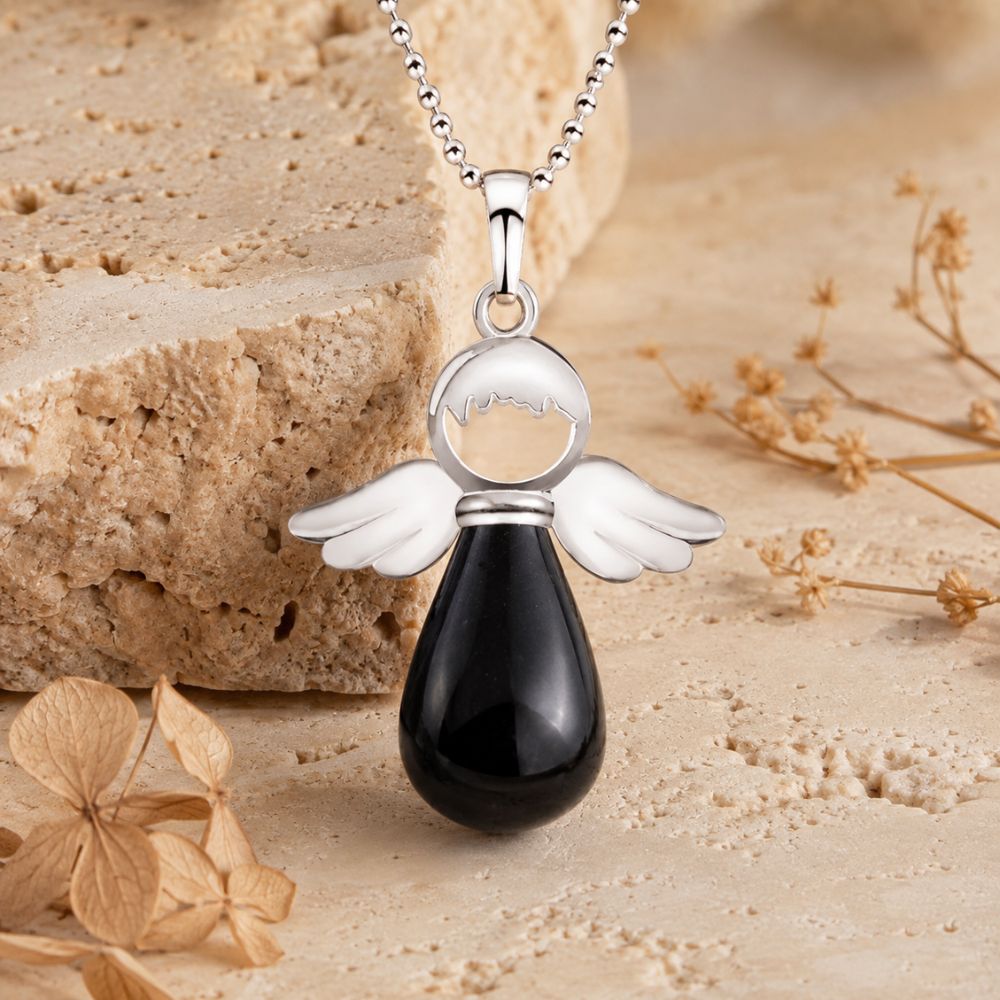 Pendentif Ange en Pierre Naturelle