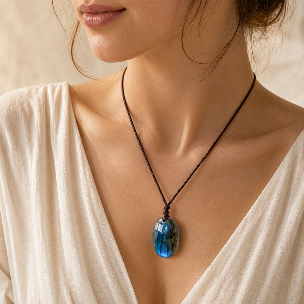 Pendentif Labradorite Véritable